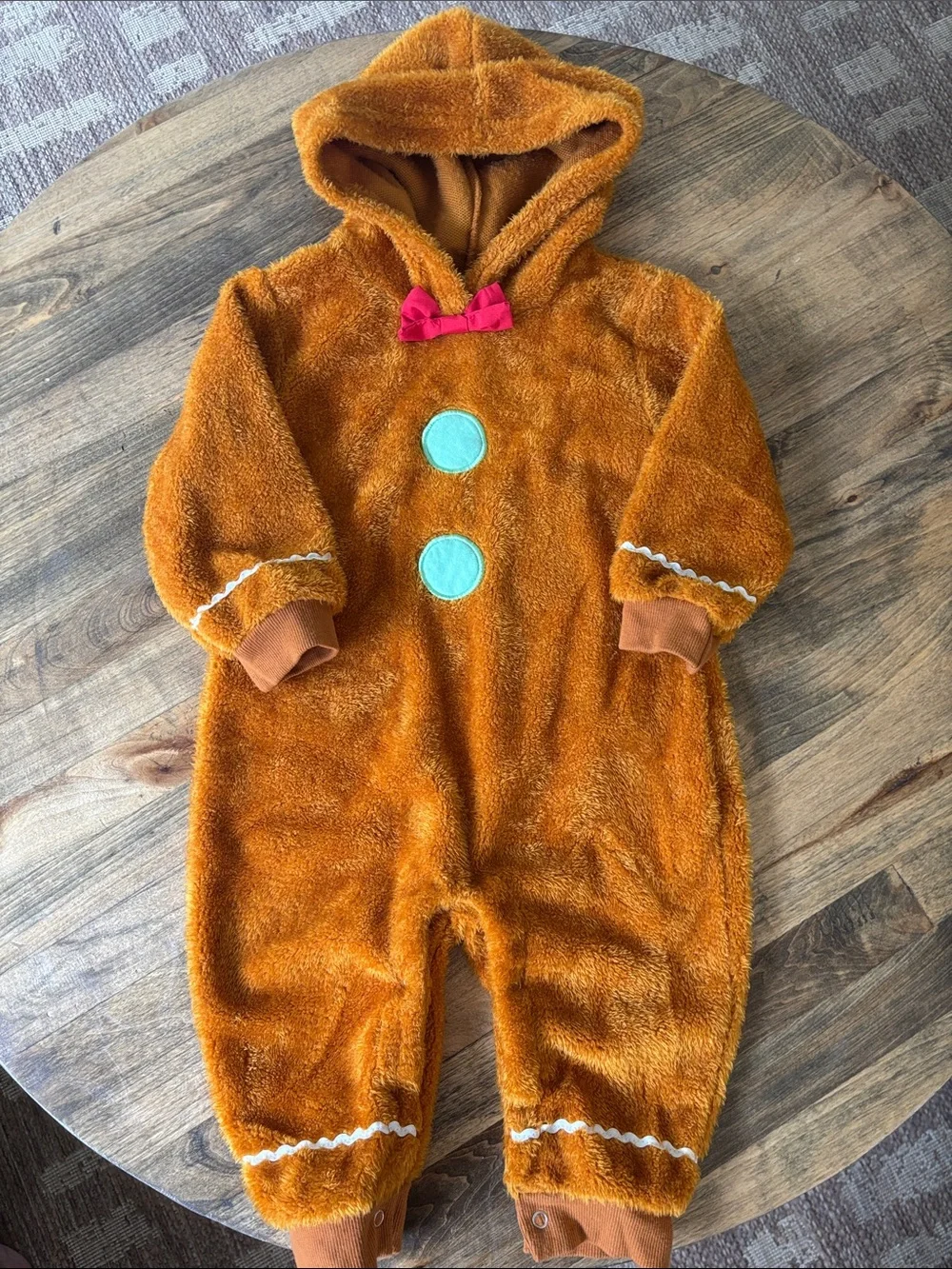 Infant Gingerbread Cozy Onesie Costume